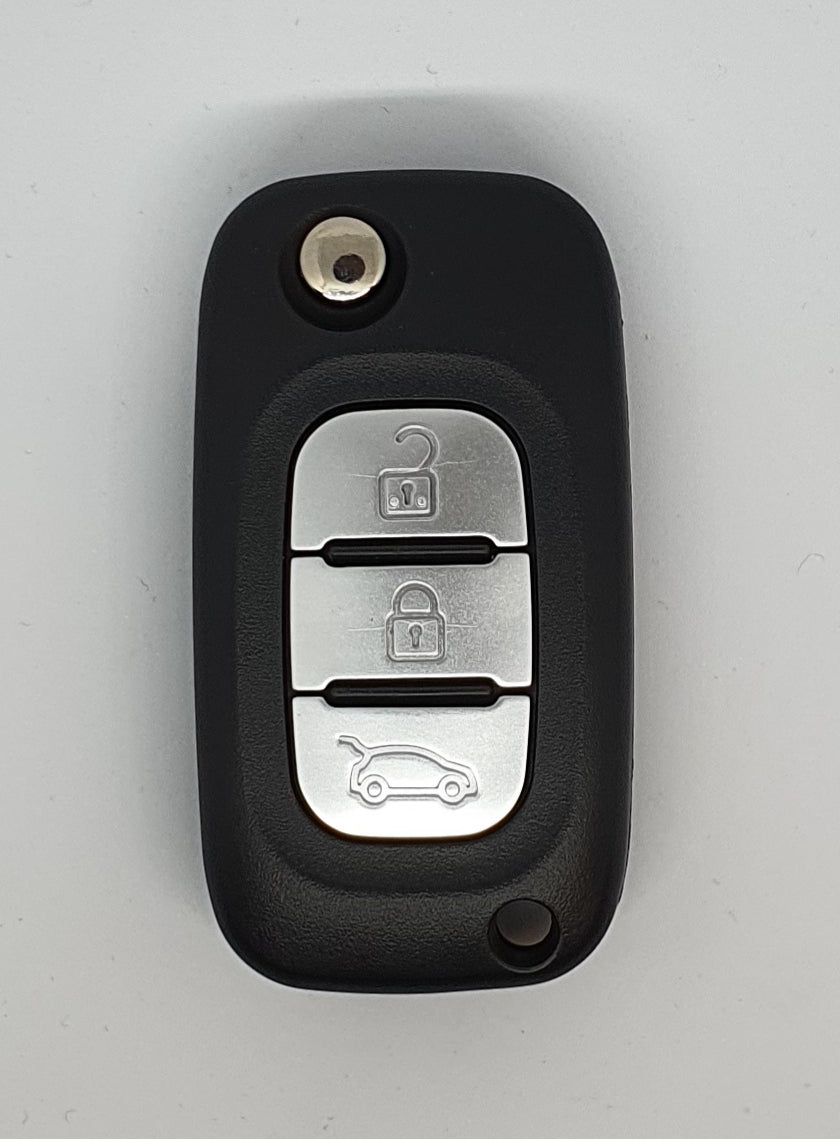 (REN28) Renault 3 Button Flip Remote Key 7961M 4A - OEM