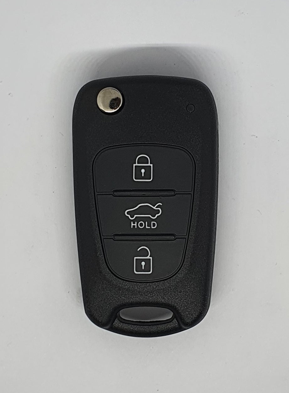 (RKCKH4) Kia/Hyundai 3 Button Key Case