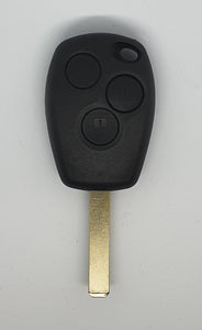 (RKCREN3) Renault 3 Button Remote Key Case - Aftermarket