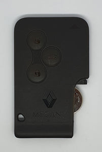 (REN4) Megane 3 Button Key Card OEM