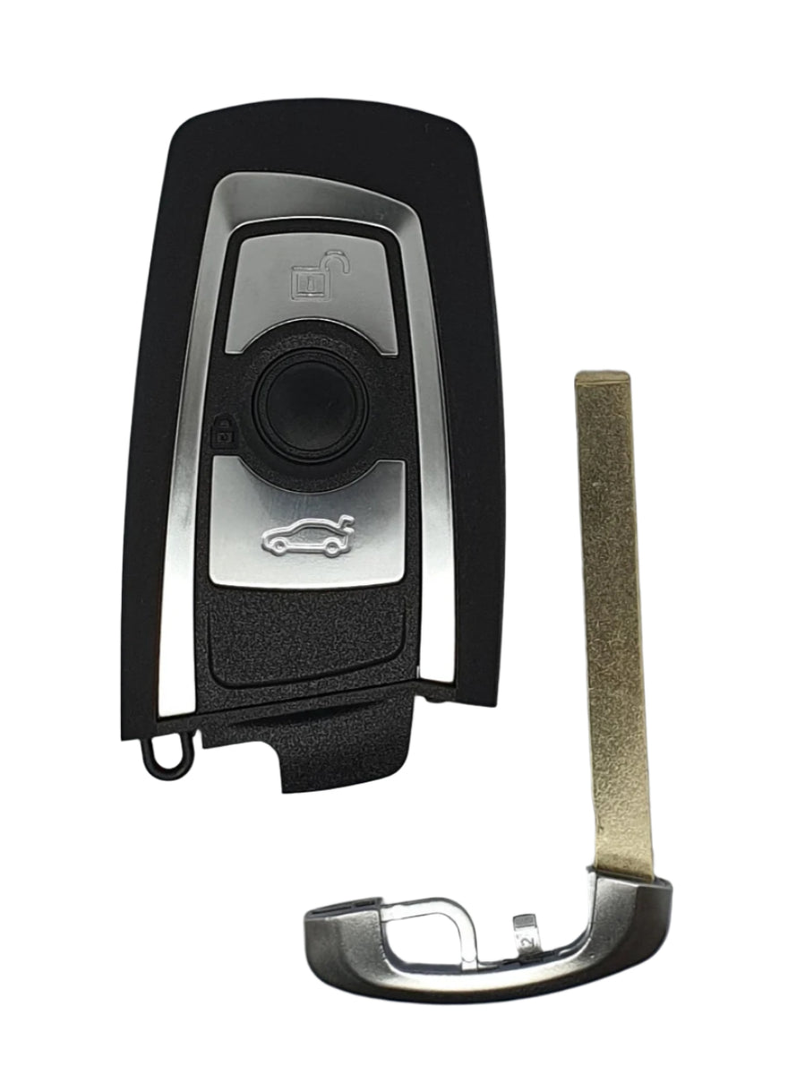 (BMW18) BMW 3 Button Proximity Remote 433 mhz Silver Trim - OEM – OMG ...
