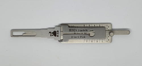 (P-HU92) Genuine Mr Lishi 2-in-1 HU92 Pick & Decoder