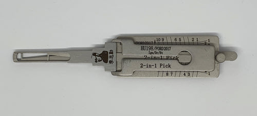 (P-HU198) Genuine Mr Lishi 2-in-1 HU198 Pick & Decoder