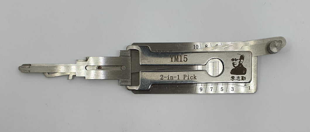 (P-YM15) Genuine Mr Lishi 2-in-1 YM15 Pick & Decoder