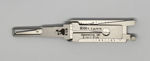 (P-HU66) Genuine Mr Lishi 2-in-1 HU66 Pick & Decoder