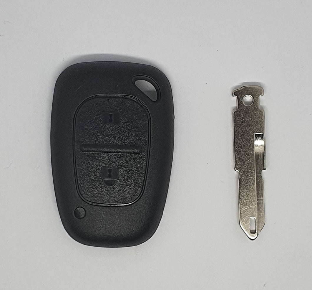 (RKCRV1) Vauxhall/Renualt 2 Button Remote Key Case