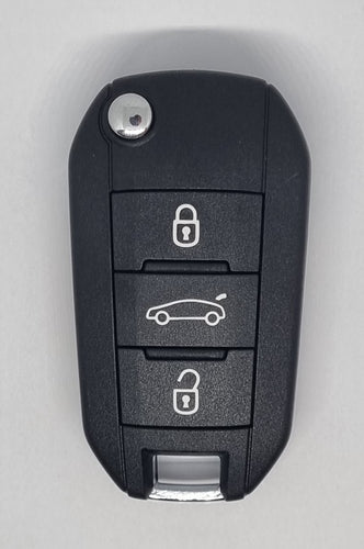 (PSA4) Citroen Flip Remote Key 4A - OEM