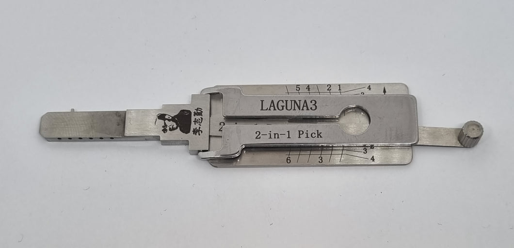 (P-REN2) Genuine Mr Lishi 2-in-1 Renault Pick & Decoder