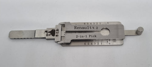 (P-REN1) Genuine Mr Lishi 2-in-1 Renault Pick & Decoder