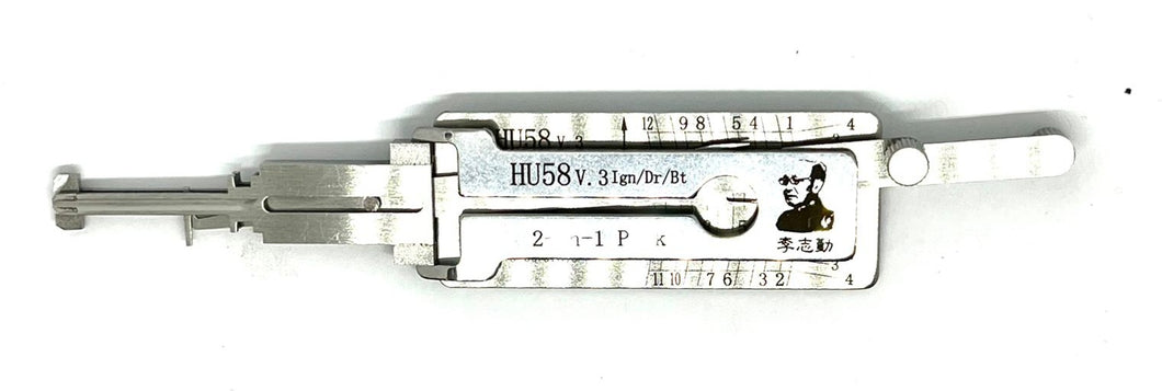 (P-HU58) Genuine Mr Lishi 2-in-1 HU58 Pick & Decoder V3