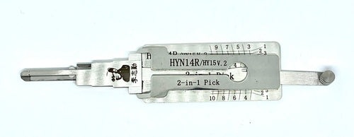 (P-HYN14R) Genuine Mr Lishi 2-in-1 HYN14R Pick & Decoder