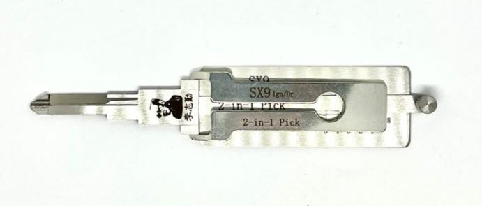 (P-SX9) Genuine Mr Lishi 2-in-1 SX9 Pick & Decoder