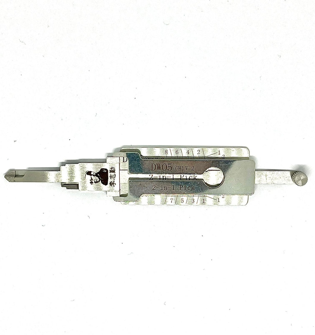 (P-DW05) Genuine Mr Lishi 2-in-1 DW05 Pick & Decoder